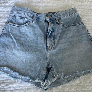Madewell The Perfect Jean Shorts, Size 27
